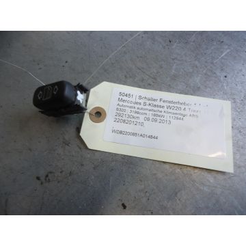 Schalter Fensterheber 1-fach Mercedes S-Klasse W220 2208201210 S320 3199ccm 165kW 112944