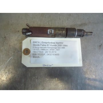 Einspritzdüse Injektor Skoda Fabia 6Y 028130203F 1.9 SDI 1896ccm 47kW ASY
