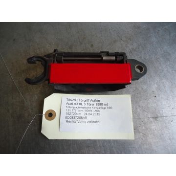 Türgriff Außen Audi A3 8L 8D0837208AB Rechts Vorne 1.8 1781ccm 92kW AGN