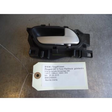 Türgriff Innen Peugeot 207 96802455VV Rechts Vorne 1.4HDi 1398ccm 50kW 8HZ