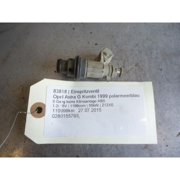 Einspritzventil Opel Astra G 0280155793 1.2i 16V 1199ccm 55kW Z12XE