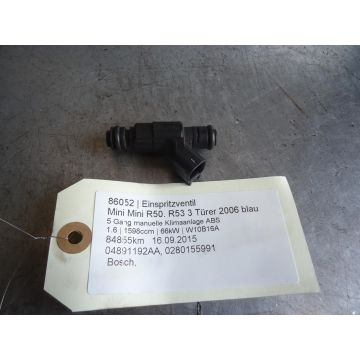 Einspritzventil Mini Mini R50 R53 04891192AA 1.6 1598ccm 66kW W10B16A