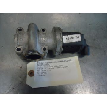 Abgasrückführventil AGR EGR Opel Vectra C 55194735 1.9CDTi 16V 1910ccm 110kW Z19DTH
